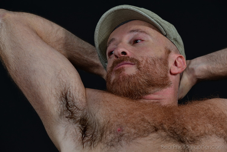 hairy furry muscle bear photography @ WrestlingMEN.Studio
